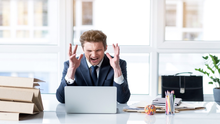 A disgruntled employee can be identified