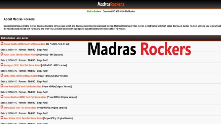 Madrasrockers com | WWW Madrasrockers com | MadrasRockers | Watch Movies Online